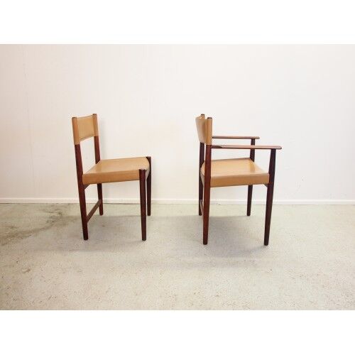 Set of 4 chairs Kurt Ostervig for Sibast Furniture rosewood