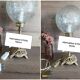 Retro-chic upcycled lamp | bronze and spherical glass