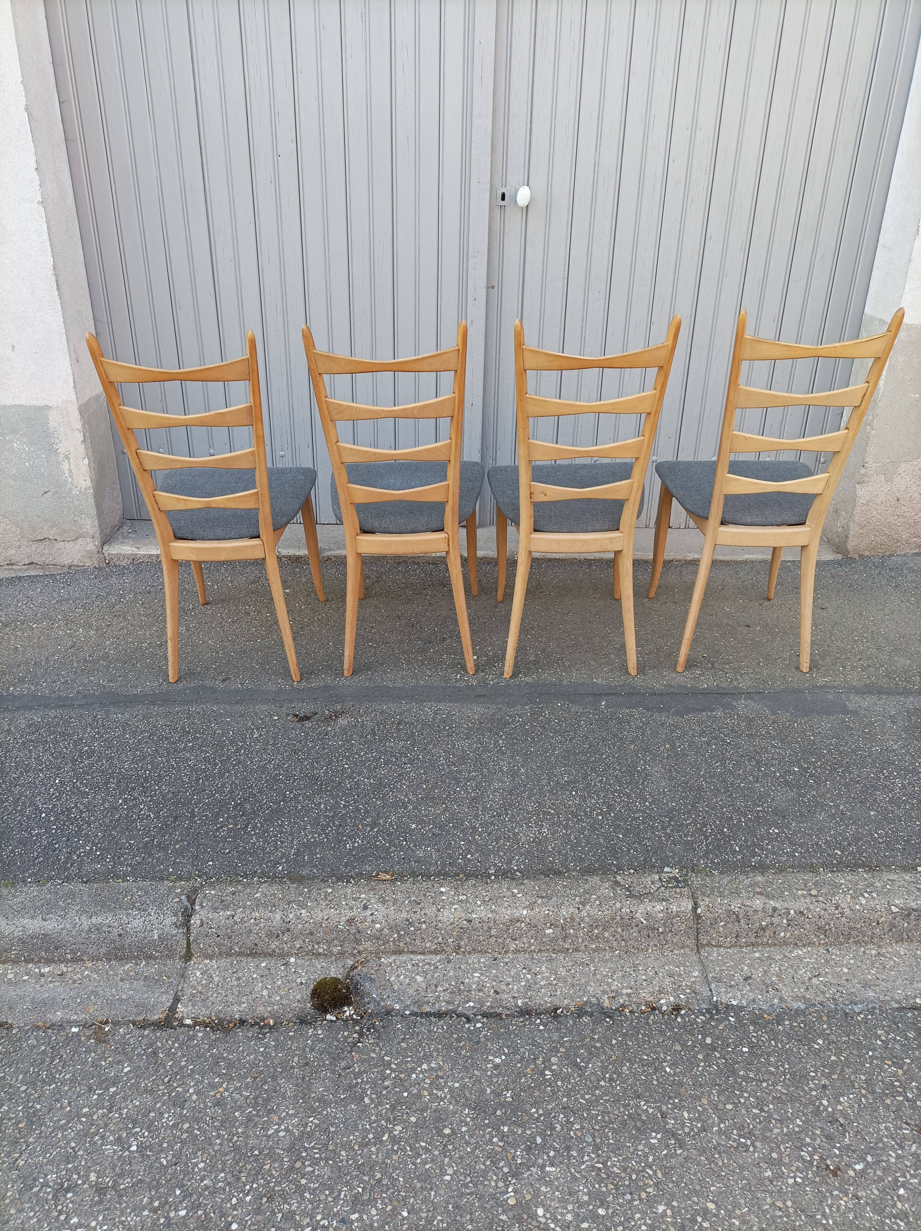 Set of 4 Scandinavian chairs