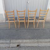 Set of 4 Scandinavian chairs