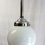 Suspension globe opaline circa 50