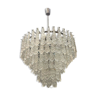 Lustre italien en verre de Murano