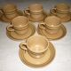 Pair of 2 Savoie Sarreguemines cups and saucers