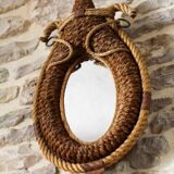 Mirror necklace rope 50s 46x25cm