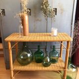 Rattan console
