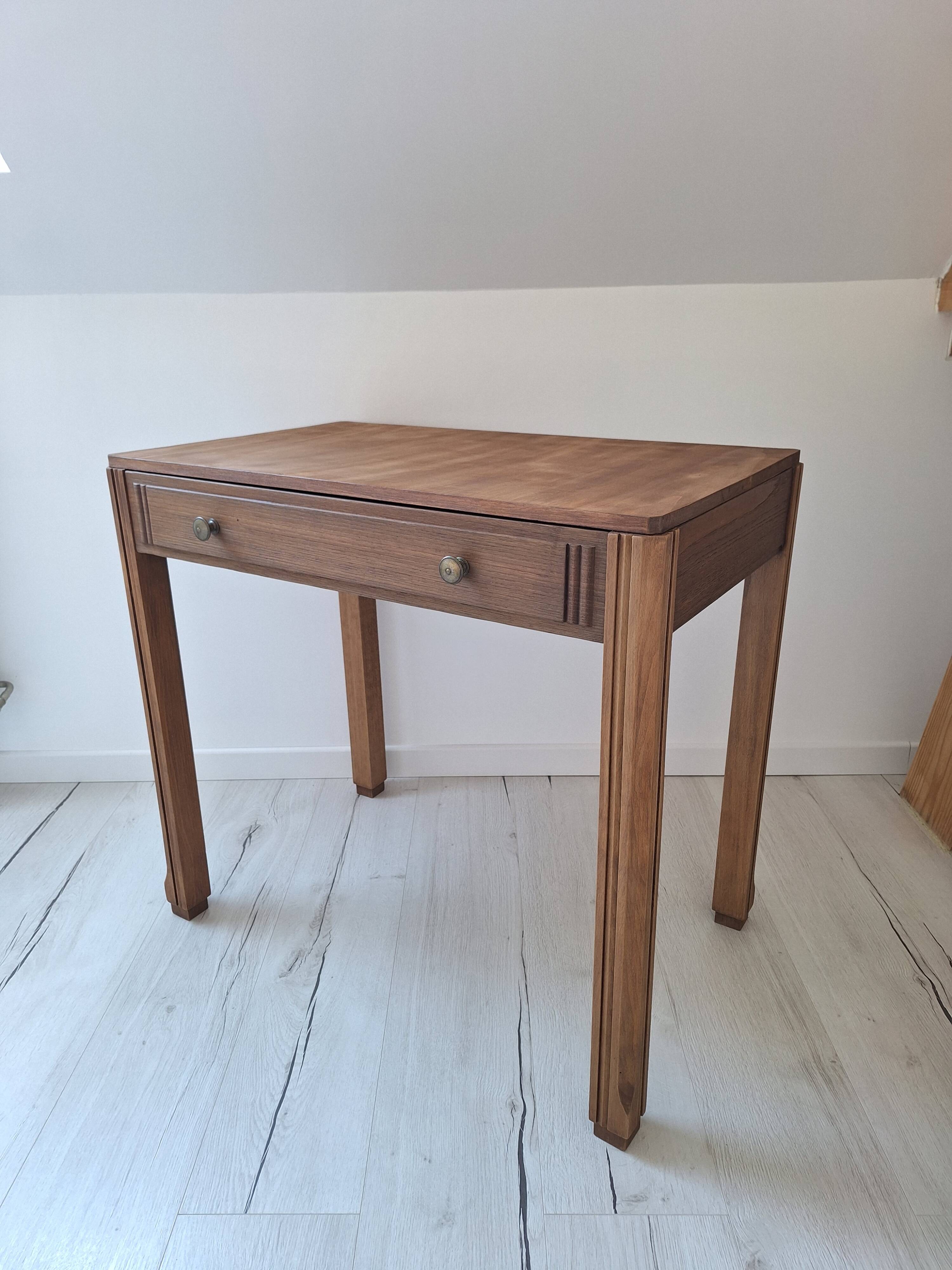 Desk / Side table / Art Deco console from the 1930s vintage