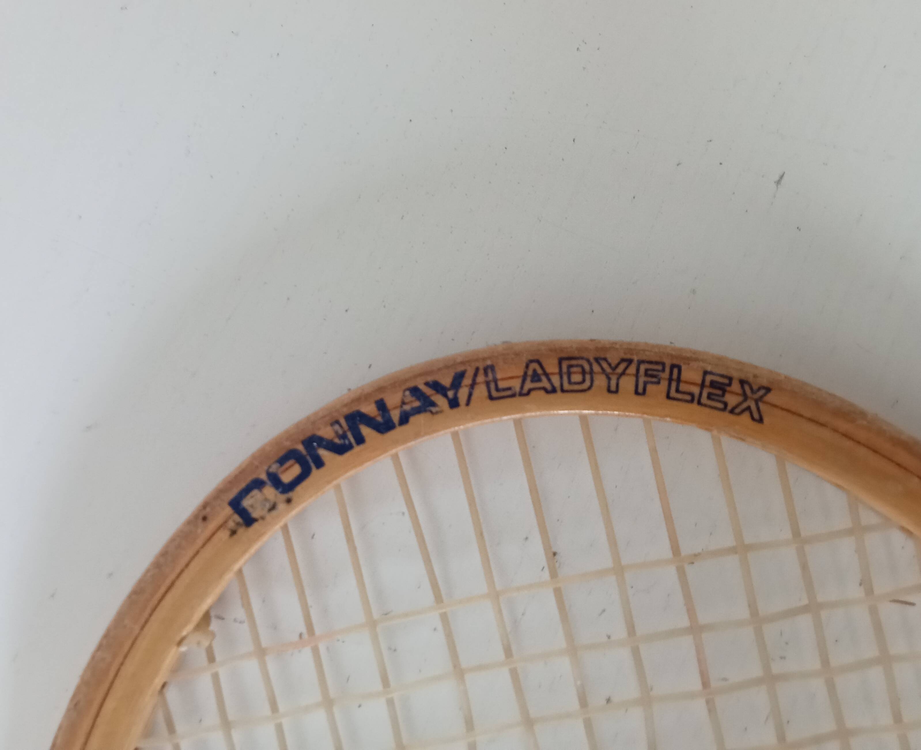 Vintage wooden tennis racket Donnay Ladyflex