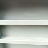 Patinated wooden shelf