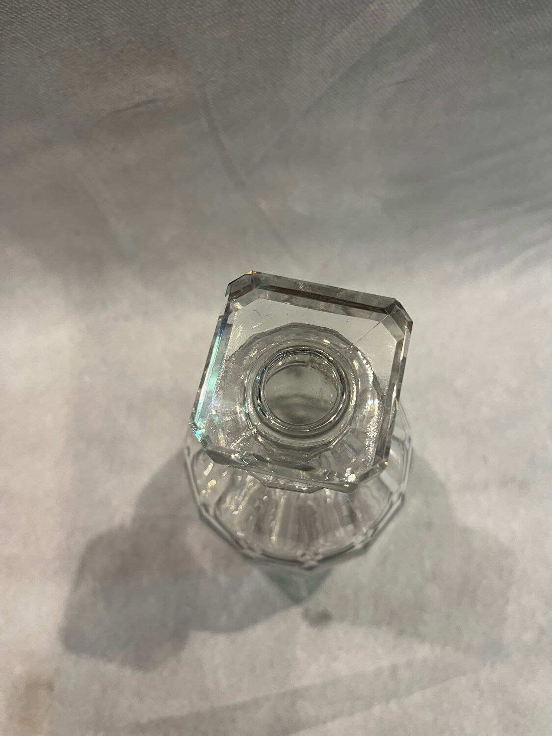 Nancy crystal carafe, 1930s