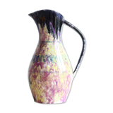 Flamed stoneware pitcher from Morvan by Gaston Gaubier