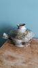 Covered fondue pot signed Atch, Chantal and Thierry Robert