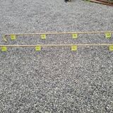 Pair of stair railings