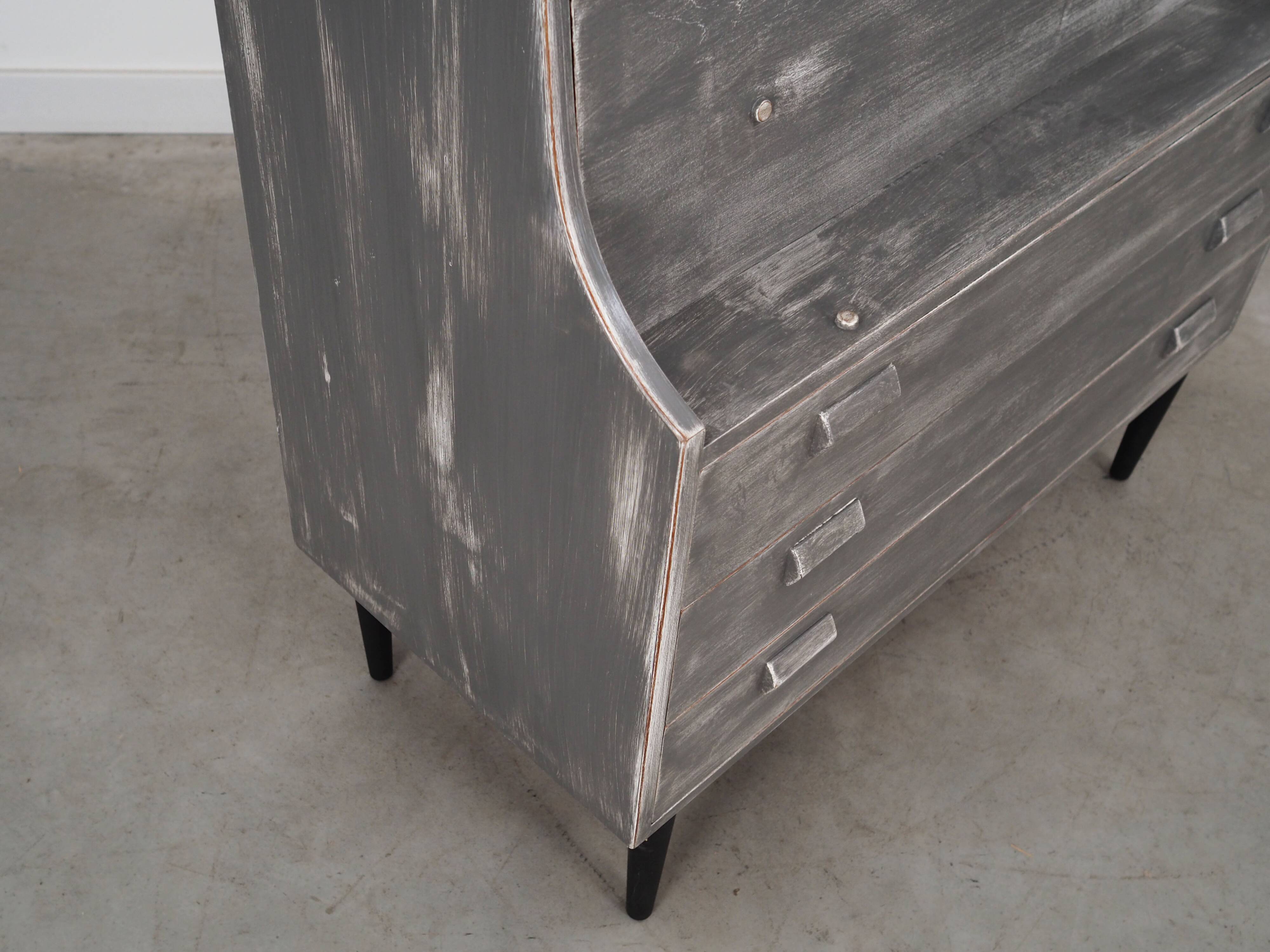 Secrétaire en frêne, design danois, années 1960, designer : Børge Mogensen, fabricant : Søborg Møbler