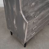 Secrétaire en frêne, design danois, années 1960, designer : Børge Mogensen, fabricant : Søborg Møbler