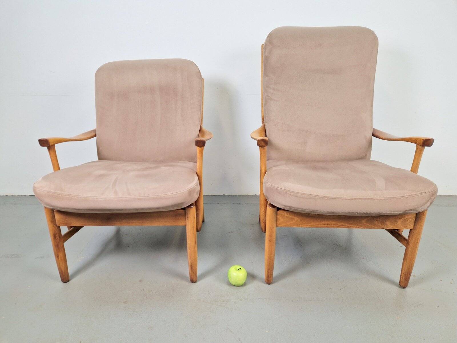 Fauteuils en hêtre vintage de Farstrup Møbler, années 1970, ensemble de 2