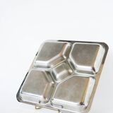Square dish with compartments, Design, 1970