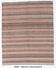4x5 Red & Brown Small Size Kilim Rug, 134x164Cm