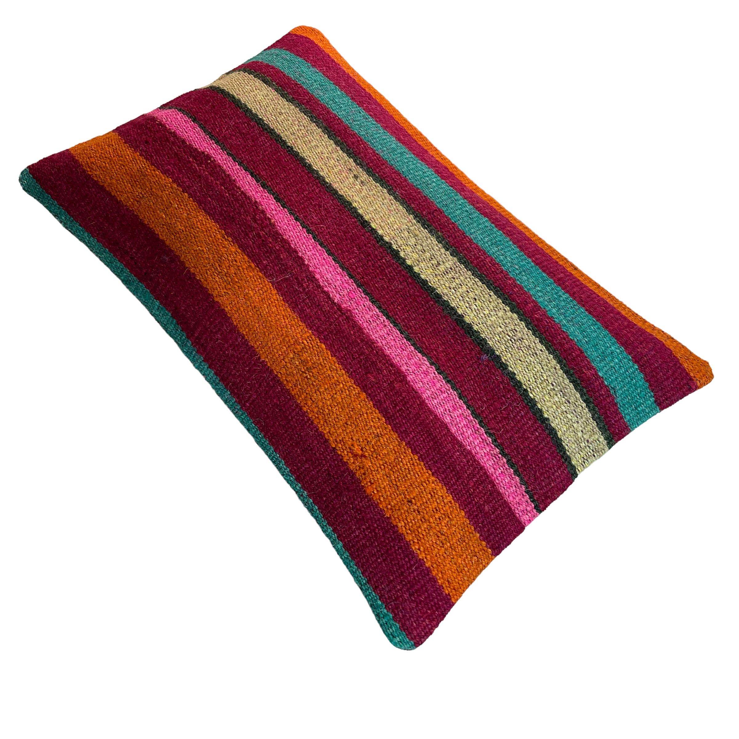 Vintage turkish handmade cushion cover , 30 x 50 cm