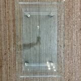 Glass and plexiglass coffee table