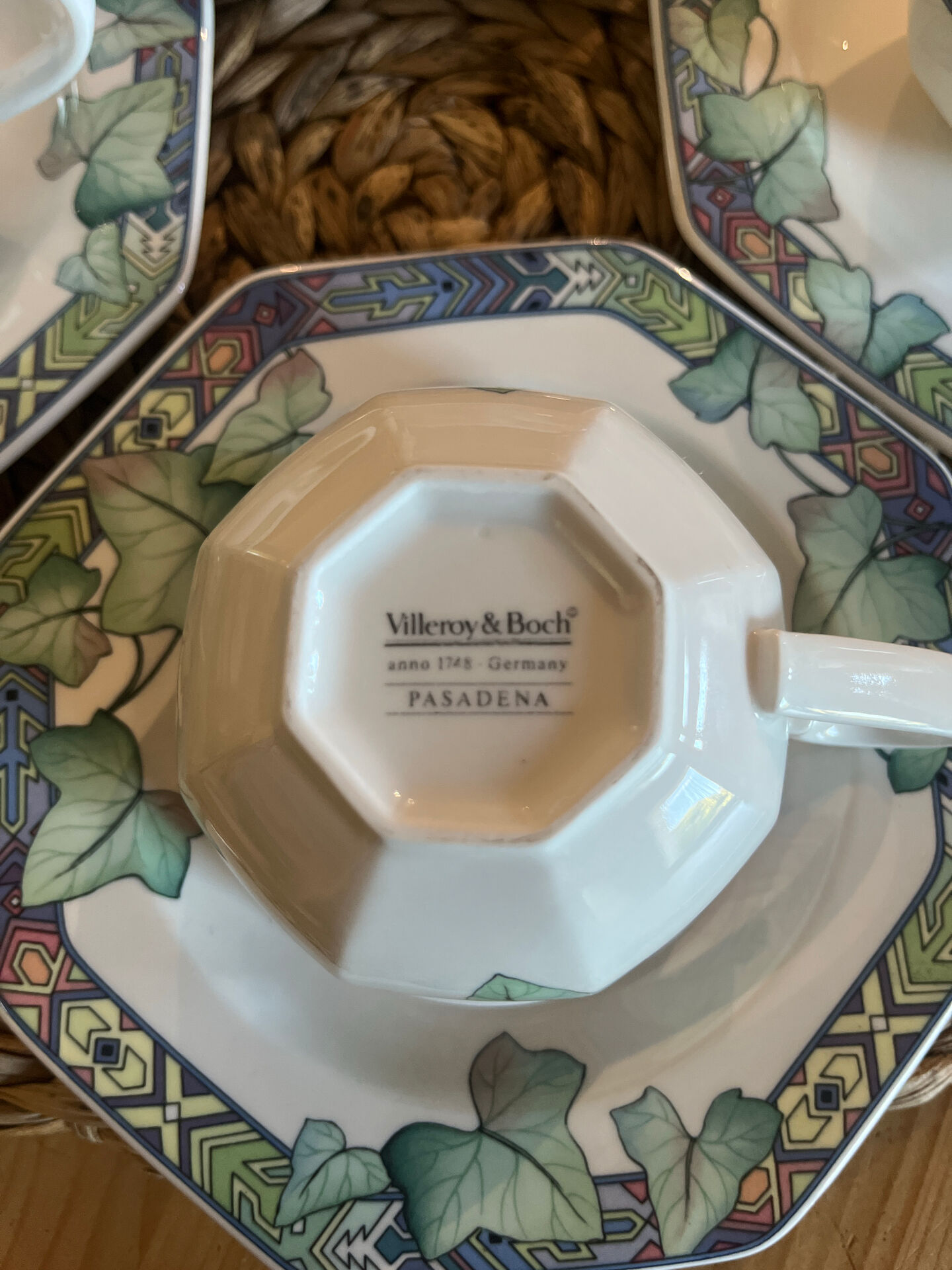 4 tasses à café Villeroy et Boch