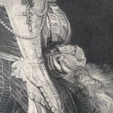 A. Van Dock, portrait of Maria Louissa De Tassis, engraving by C. Vermeulen, seventeenth century