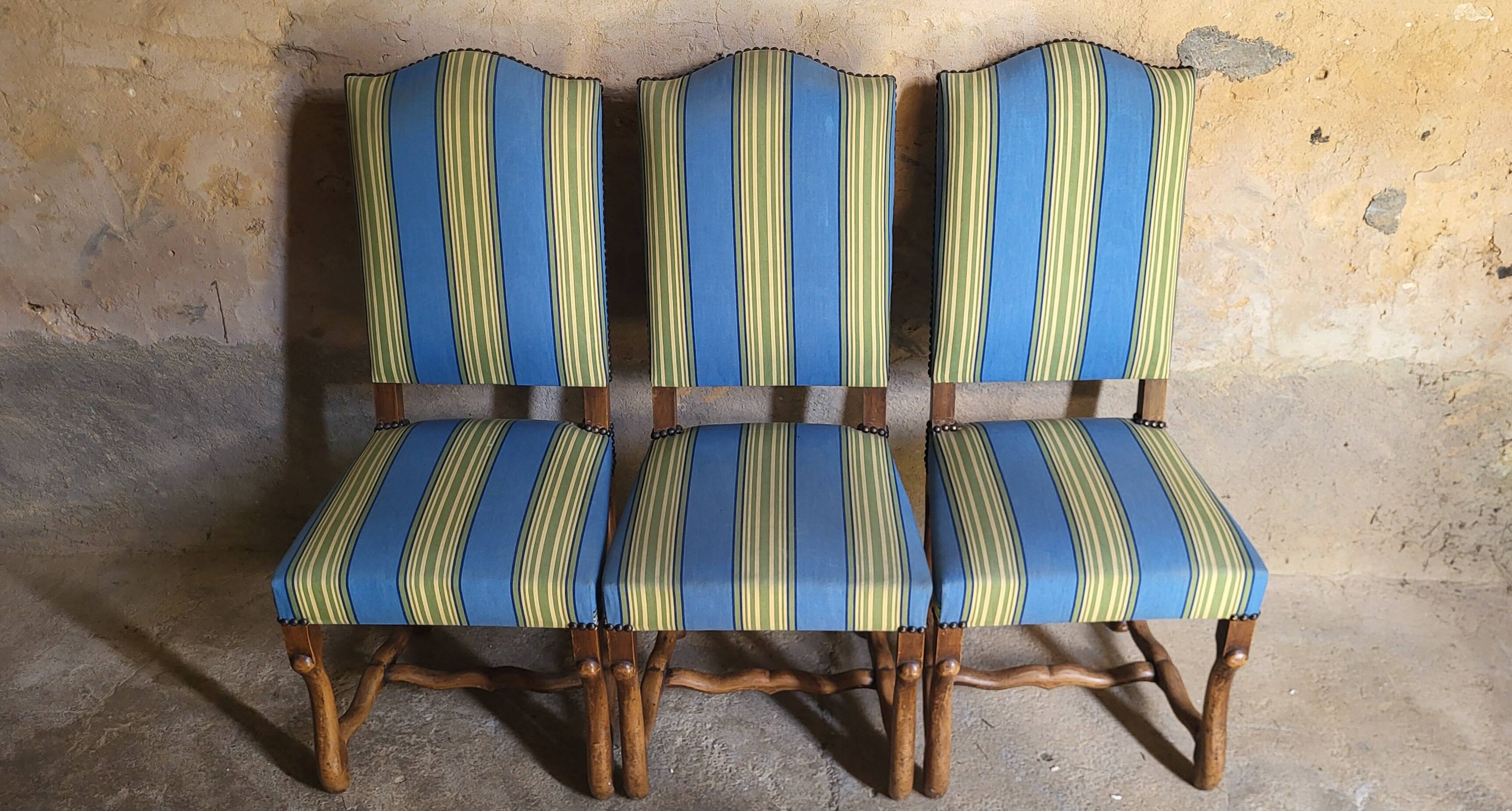 4 Louis XIII chairs