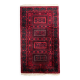 Tapis Baluch Vintage Fait Main en Laine – 71 x 136 cm - 1C939