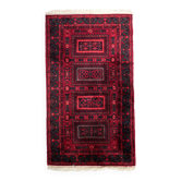 Tapis Baluch Vintage Fait Main en Laine – 71 x 136 cm - 1C939