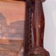 Strasbourg Alsace wooden serving tray signed