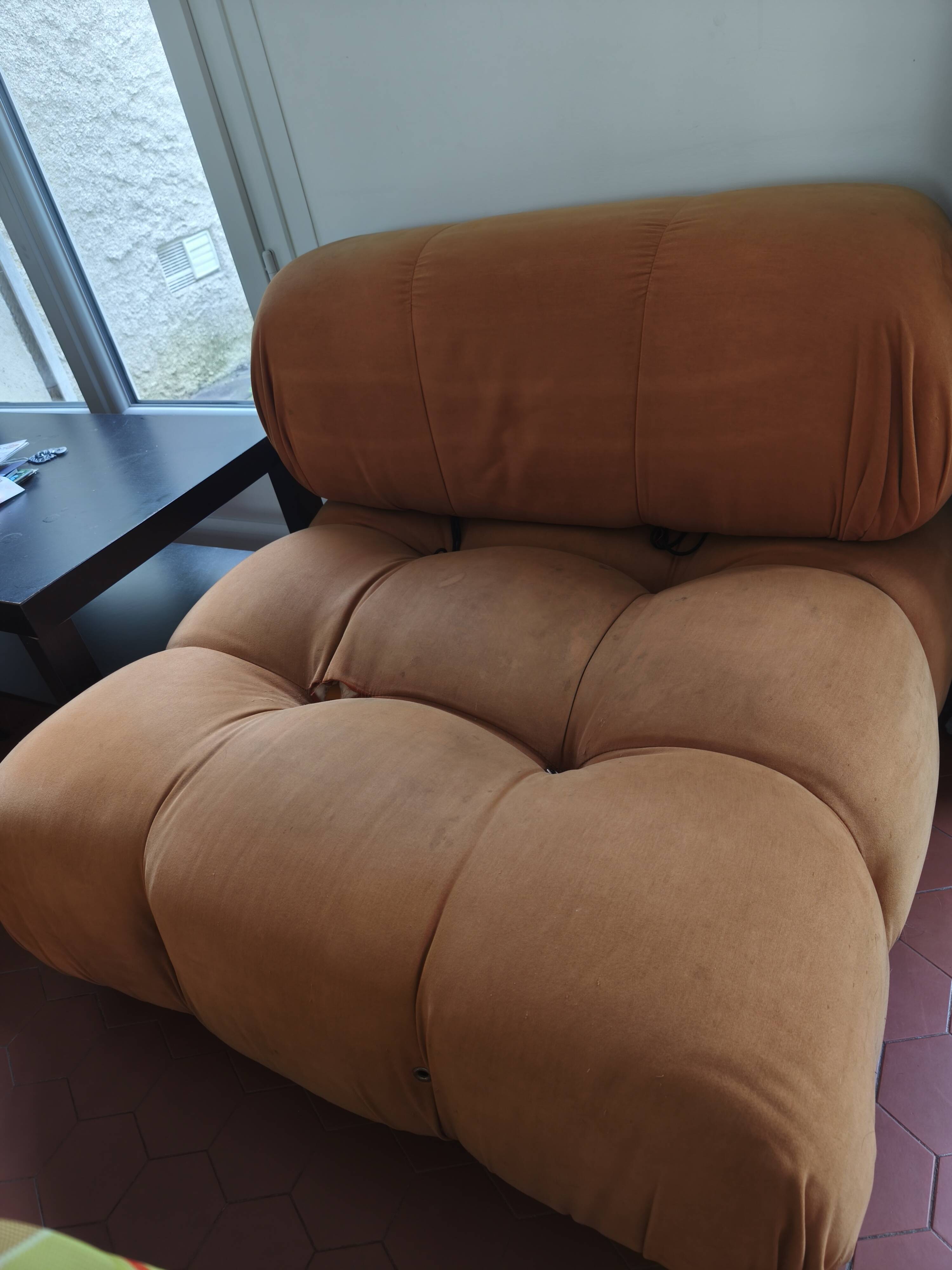 4 modules of the Caméleonda sofa by Mario Bellini - 70s
