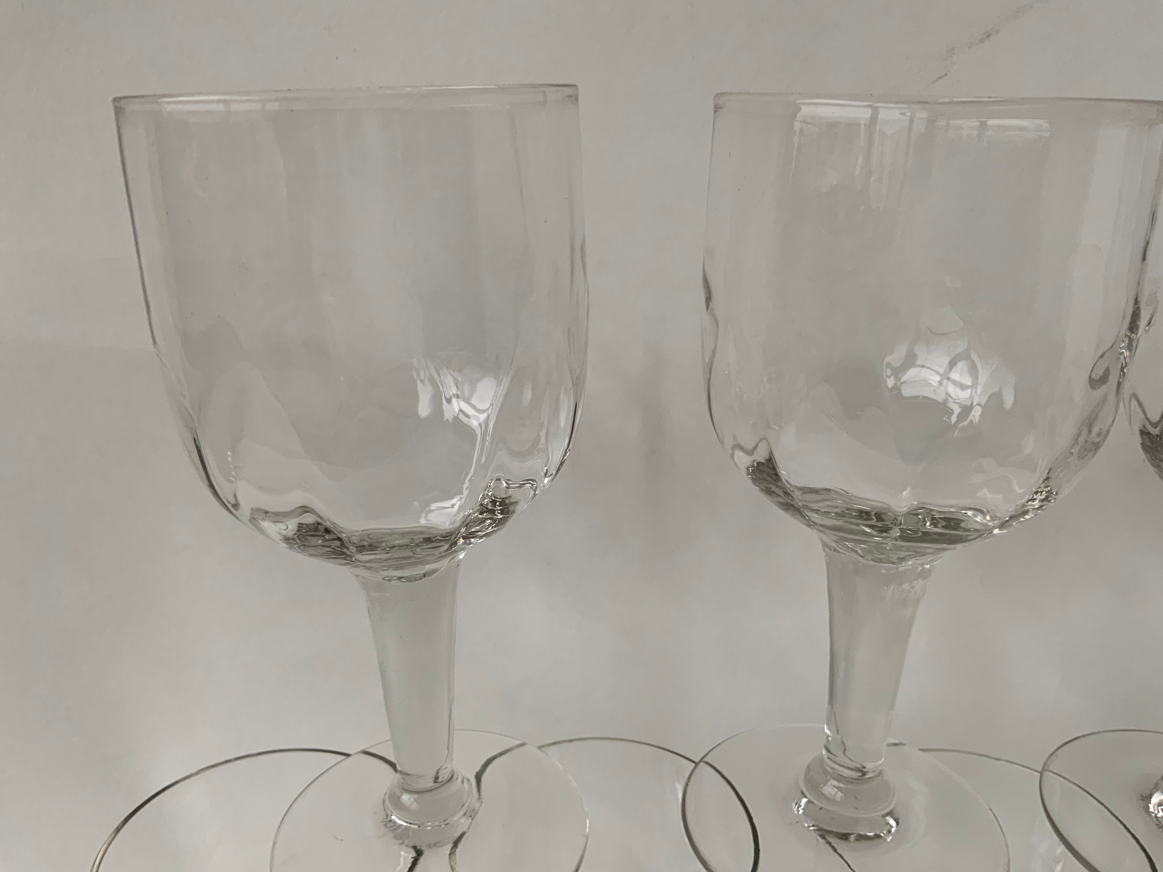 12 old glasses