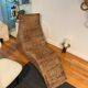 Karkskrona rattan chaise longue from Ikea