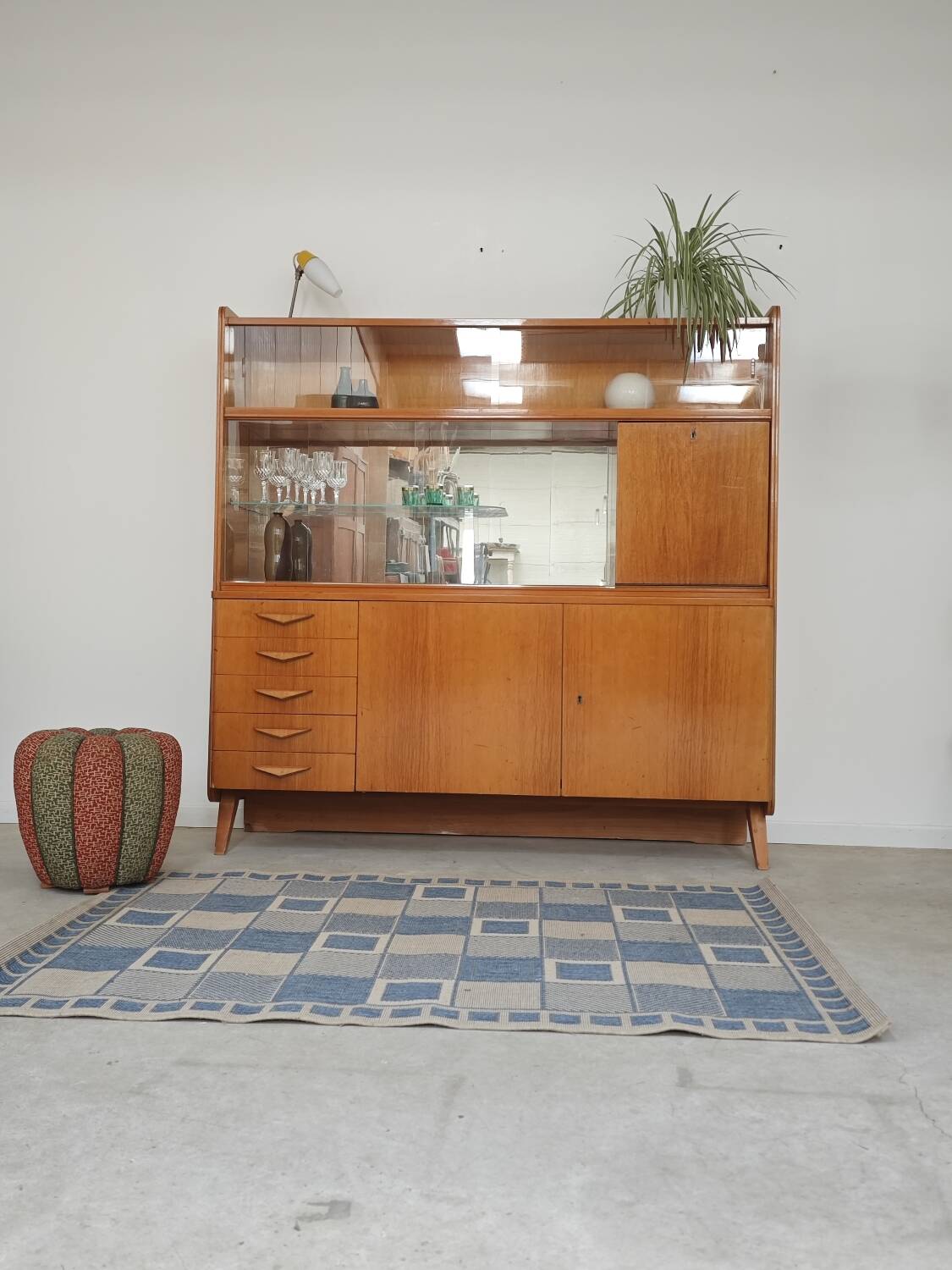 Vintage Czech display cabinet by Frantisek Jirak for Tatra 1960