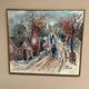 Original Swedish Oil On Panel – “Bygatan” By Kai Nielsen – Signed