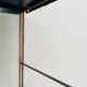 Modular vintage wall shelf, metal and brass circa 1960s