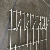 Minimalist German rope coat rack from the mid-century, 1960s.