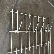 Minimalist German rope coat rack from the mid-century, 1960s.