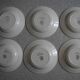 6 Céranord St Amand vintage soup plates 50s