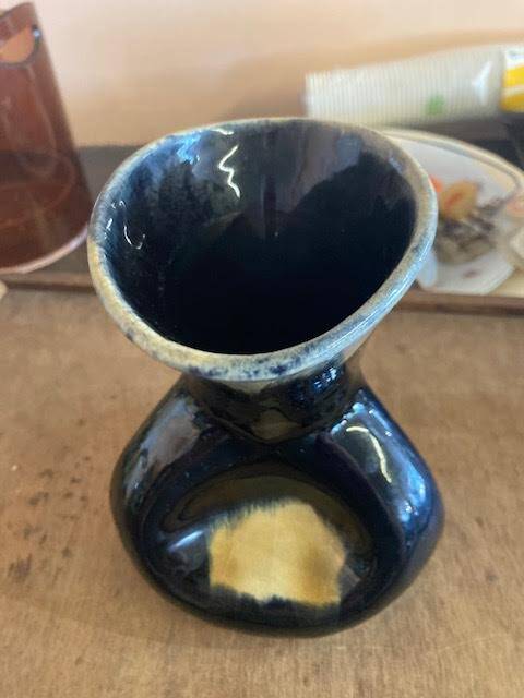 Varnished terracotta vase