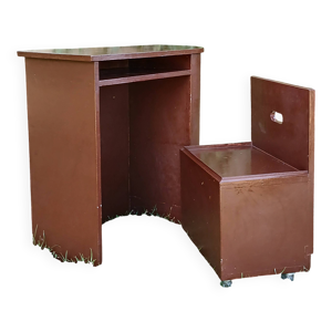 bureau d'enfant vintage