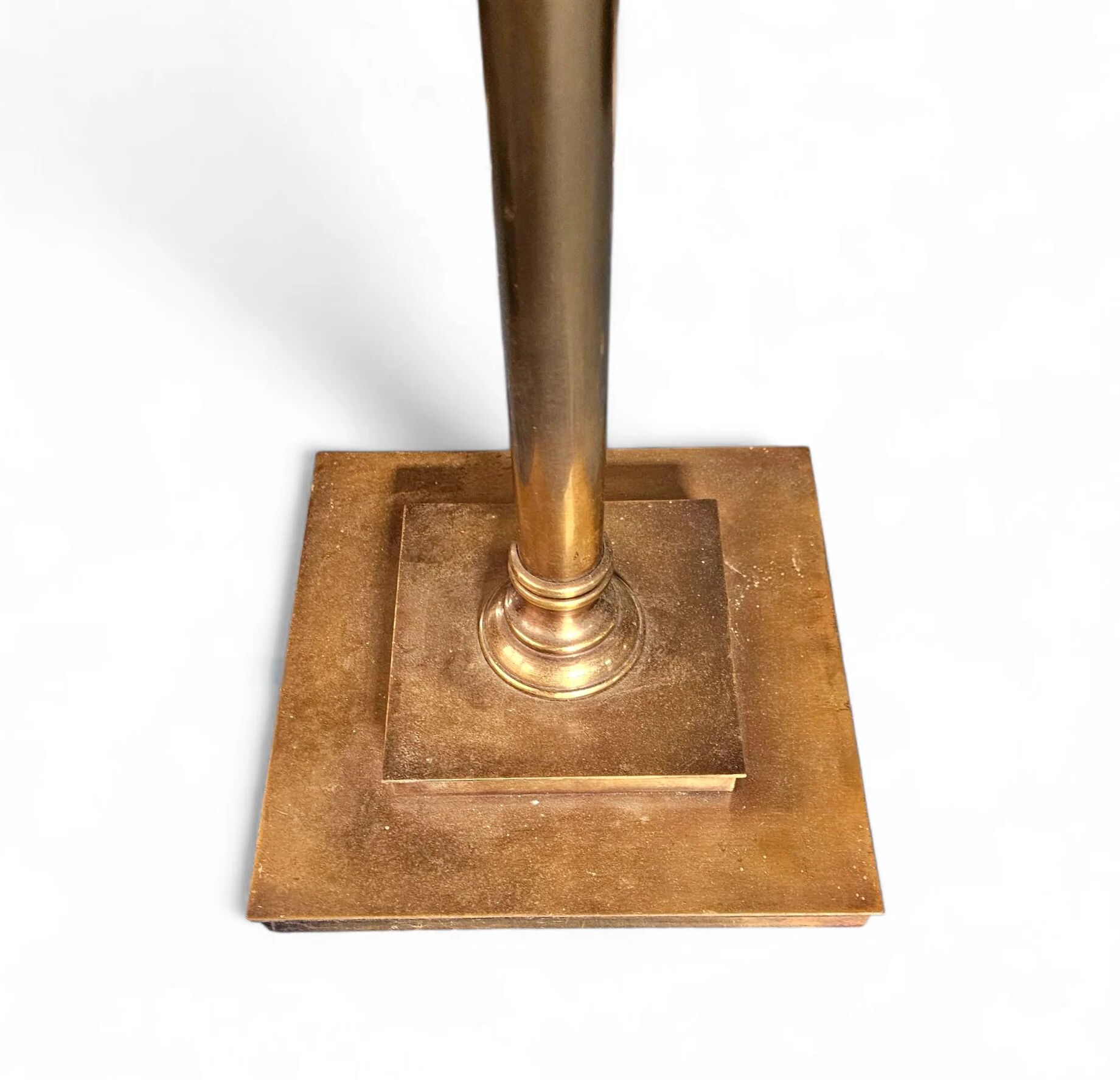 Large brass floor lamp 1970s height 220 cm