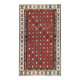 Serbian Kilim Rug, Handwoven Wool Flatweave Carpet, Folk Art 245x150 cm