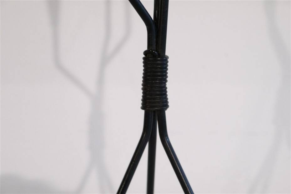 Scandinavian metal candle holder 1970