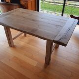 Solid oak farmhouse table