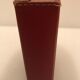 Vintage red card suitcase