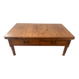 Table basse de ferme en chêne