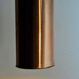 Hanging in copper cylindrical 1960 s set of 10