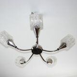 Brass chandelier, Modern 1970s