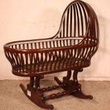 Curved Mahogany Cradle - 19th Century