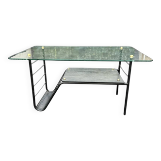 Magazine rack coffee table Bobois 1960